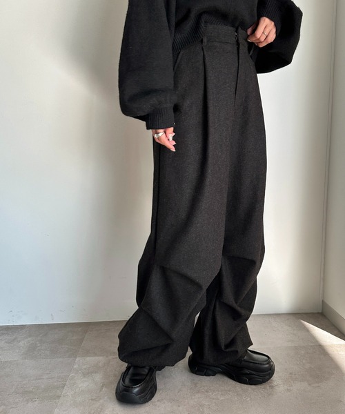 apres jour mignon(アプレジュールミニョン)の「パラシュートスラックス【ZOZOTOWN限定アイテム】(スラックス・レディース・ブラック系その他/ブラック/チャコールグレー・SMALL/MEDIUM/X-LARGE)」の19枚目の写真