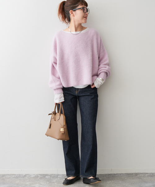 Spick & Span（スピックアンドスパン）の「フォックスカシミヤMIX プル