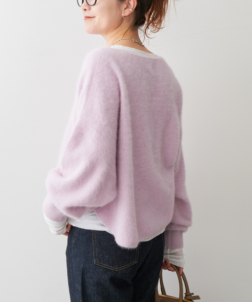 Spick & Span（スピックアンドスパン）の「フォックスカシミヤMIX プル