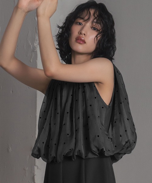 girl(ガール)の「【3WAY 着回しを楽しめる】ドット ジャカード ケープ マーメイド ロング 結婚式 ワンピース パーティードレス オケージョンドレス お呼ばれ 二次会 成人式 同窓会 謝恩会(ドレス・レディース・ブラック/グレー/ベージュ×ブラック・S/M/L/2L)」の5枚目の写真