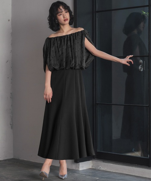 セール】【3WAY 着回しを楽しめる】ドット ジャカード ケープ