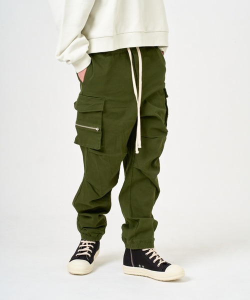 ANDRAP（アンドラップ）の「ANDRAP/アンドラップ/ZIP CARGOPANTS/ジップカーゴパンツ（カーゴパンツ・メンズ・ブラック/カーキ・S/M/L/XL）」の17枚目の写真