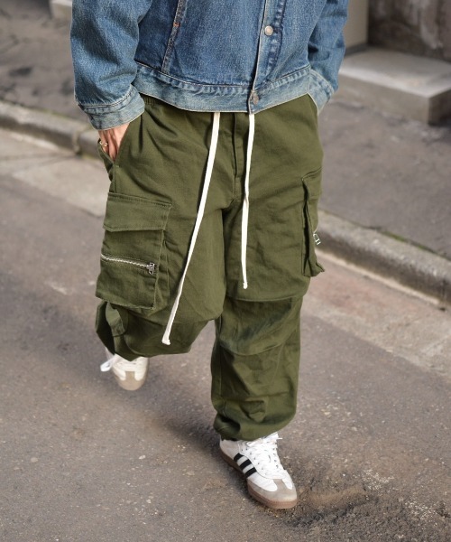 ジップ カーゴパンツ ANDRAP ANDRAP カーゴパンツ ANDRAP/アンドラップ/ZIP CARGOPANTS