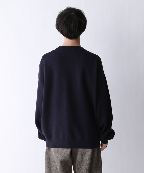 RAGEBLUE（レイジブルー）の「ジャガード/オーバーサイズモチーフニット（ニット/セーター・メンズ・ネイビー/グレー/ピンク/ホワイト・MEDIUM/LARGE）」の14枚目の写真