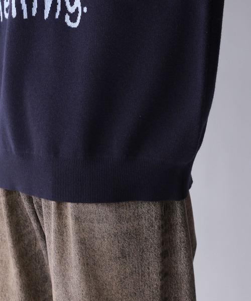 RAGEBLUE（レイジブルー）の「ジャガード/オーバーサイズモチーフニット（ニット/セーター・メンズ・ネイビー/グレー/ピンク/ホワイト・MEDIUM/LARGE）」の10枚目の写真