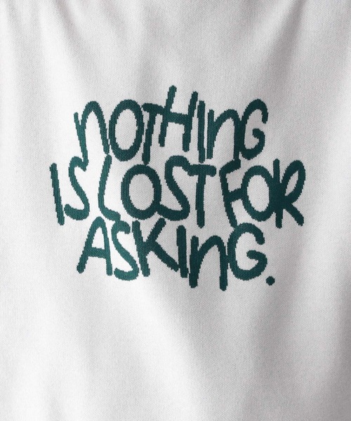 RAGEBLUE（レイジブルー）の「ジャガード/オーバーサイズモチーフニット（ニット/セーター・メンズ・ネイビー/グレー/ピンク/ホワイト・MEDIUM/LARGE）」の8枚目の写真