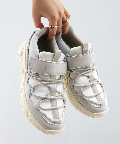 あしながおじさん（アシナガオジサン）の「軽量｜アウトドアスニーカー　5510031（スニーカー・レディース・マルチ/ブラック/ホワイト・L/M/S/LL）」の15枚目の写真