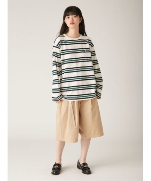 LILY BROWN（リリーブラウン）の「【Dickies×LILYBROWN】ベルテッドトチノハーフパンツ（その他パンツ・レディース・ピンク/ネイビー/ベージュ・1/0）」の14枚目の写真