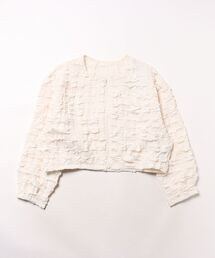 maarook（マルーク）の「ぽこぽこふくれチェックジャガードジャケット（スーツジャケット）」