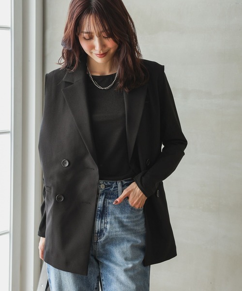 GLOBAL WORK（グローバルワーク）の「Beauteeラメプルオーバー長袖/252247（Tシャツ/カットソー・レディース・アイボリー/モカ/ブラック・MEDIUM/LARGE）」の17枚目の写真