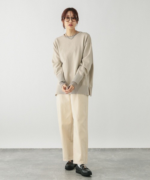 KiHin1a 出品 GLOBAL WORK tシャツ Beauteeラメプルオーバー長袖/252247 レディース