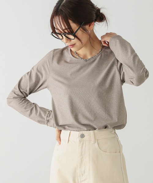 セール】Beauteeラメプルオーバー長袖/252247（Tシャツ/カットソー