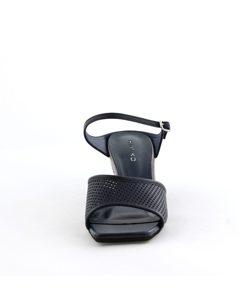 HIMIKO(ヒミコ)の「【Made in Japan】【HIMIKO】パンチングレザーヒールミュールサンダル/651218(サンダル・レディース・ネイビー/イエロー/アイボリー・23.0cm/25.5cm/24.5cm/23.5cm/22.0cm/21.5cm/25.0cm/24.0cm/22.5cm)」の5枚目の写真