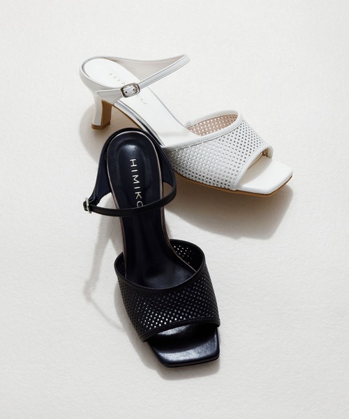 HIMIKO(ヒミコ)の「【Made in Japan】【HIMIKO】パンチングレザーヒールミュールサンダル/651218(サンダル・レディース・ネイビー/イエロー/アイボリー・23.0cm/25.5cm/24.5cm/23.5cm/22.0cm/21.5cm/25.0cm/24.0cm/22.5cm)」の15枚目の写真