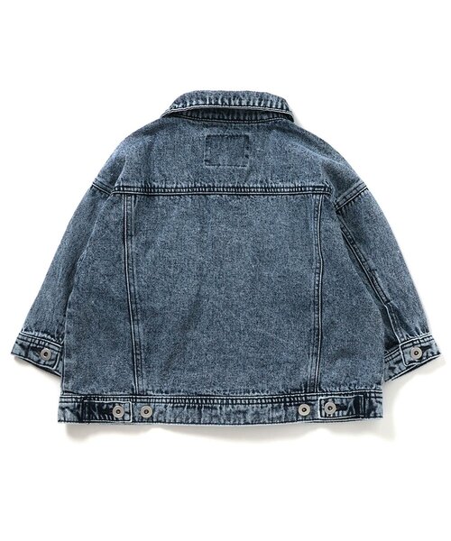 BREEZE（ブリーズ）の「【ジュニア対応】ケミカルデニムジャケット（デニムジャケット・キッズ・サックスブルー・90/100/110/130/140/120）」の15枚目の写真
