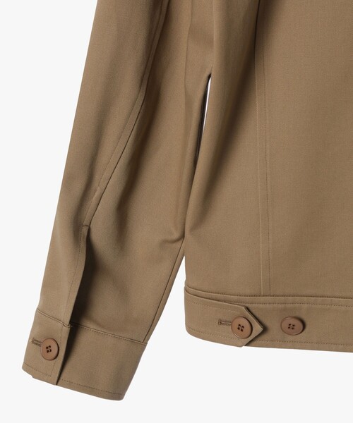 agnes b.(アニエスベー)の「メンズ コットン 長袖 ジップアップジャケット "Chet"(ブルゾン・メンズ・ブラウン系その他・1/2)」の7枚目の写真