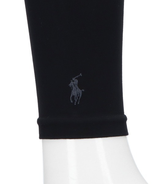 POLO RALPH LAUREN(ポロ ラルフ ローレン)の「POLO RALPH LAUREN 涼感 シルクプロテイン加工 50D相当 10分丈レギンス 01842550(レギンス/スパッツ・レディース・ベージュ系1/グレー系その他/ブラック×グレー・L-XL/M-L)」の12枚目の写真