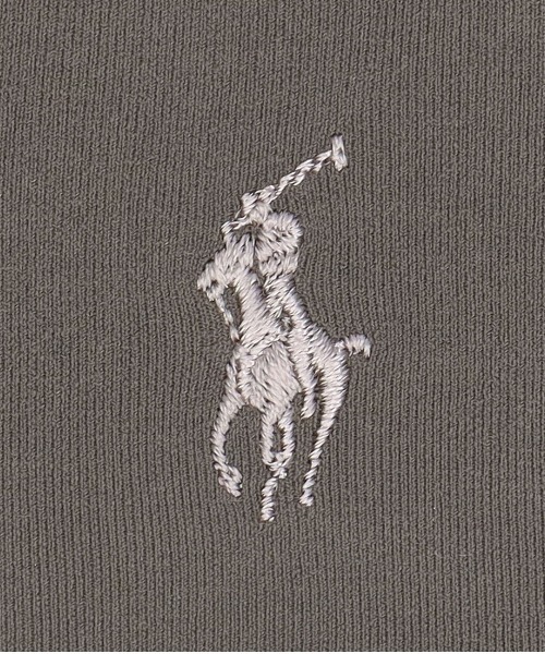 POLO RALPH LAUREN(ポロ ラルフ ローレン)の「POLO RALPH LAUREN 涼感 シルクプロテイン加工 50D相当 10分丈レギンス 01842550(レギンス/スパッツ・レディース・ベージュ系1/グレー系その他/ブラック×グレー・L-XL/M-L)」の4枚目の写真