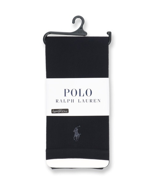 POLO RALPH LAUREN(ポロ ラルフ ローレン)の「POLO RALPH LAUREN 涼感 シルクプロテイン加工 50D相当 10分丈レギンス 01842550(レギンス/スパッツ・レディース・ベージュ系1/グレー系その他/ブラック×グレー・L-XL/M-L)」の6枚目の写真