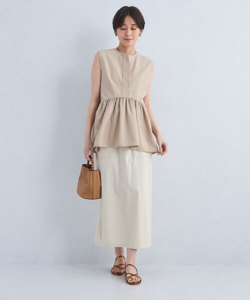 PROTAGONISTA（プロタゴニスタ）の「【別注】＜PROTAGONISTA＞2WAY ベスト（ベスト・レディース・ベージュ/グレー・FREE）」の19枚目の写真