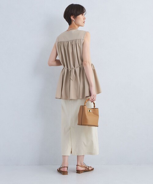 PROTAGONISTA（プロタゴニスタ）の「【別注】＜PROTAGONISTA＞2WAY ベスト（ベスト・レディース・ベージュ/グレー・FREE）」の20枚目の写真