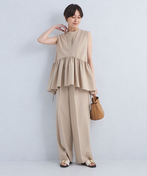 PROTAGONISTA（プロタゴニスタ）の「【別注】＜PROTAGONISTA＞2WAY ベスト（ベスト・レディース・ベージュ/グレー・FREE）」の3枚目の写真