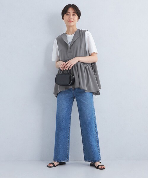 PROTAGONISTA（プロタゴニスタ）の「【別注】＜PROTAGONISTA＞2WAY ベスト（ベスト・レディース・ベージュ/グレー・FREE）」の6枚目の写真