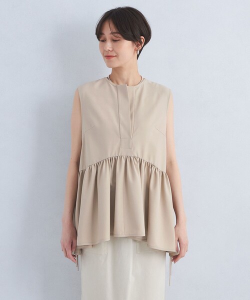 PROTAGONISTA（プロタゴニスタ）の「【別注】＜PROTAGONISTA＞2WAY ベスト（ベスト・レディース・ベージュ/グレー・FREE）」の10枚目の写真