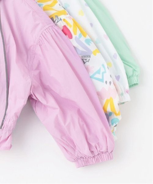 minimal（ミニマル）の「【撥水】ペプラムマンパ（ブルゾン・キッズ・ピンク/ミント/カラフル/ホワイト・90cm/110cm/100cm/120cm/130cm/140cm）」の21枚目の写真