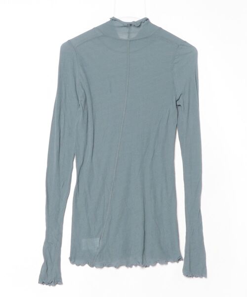 tシャツ HAKUJI / ハクジ  SOFT SHEER HIGH NECK PULLOVER シアー ハイネック プルオーバー レディース HAKUJI（ハクジ）の「HAKUJI / ハクジ SOFT SHEER HIGH NECK