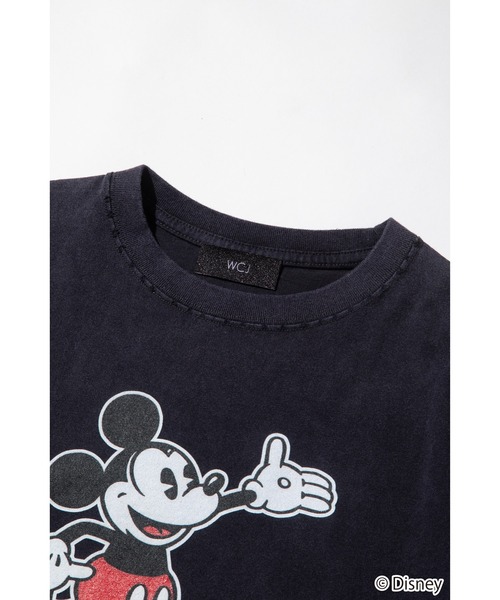 WCJ(ダブルシージェイ)の「Disney / OVER DYE SS TEE(Tシャツ/カットソー・レディース・ブラック/ホワイト・FREE)」の7枚目の写真