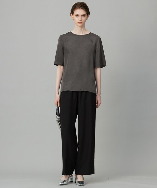 ワッシャーツイル ワイドストレートパンツ（その他パンツ）｜ICB