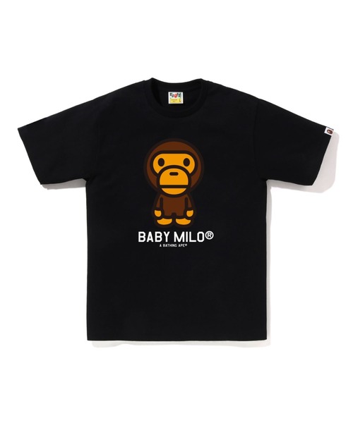 A BATHING APE（アベイシングエイプ）の「BABY MILO TEE（Tシャツ/カットソー・メンズ・ホワイト/ピンク/ベージュ/イエロー/ネイビー/グレー/ブルー/ブラック・XXX-LARGE/XX-LARGE/LARGE/X-LARGE/MEDIUM/SMALL）」の2枚目の写真