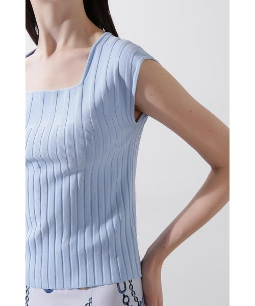 ピンキー＆ダイアン（PINKY&DIANNE）/スクエアネックニットトップス セール】スクエアネックニットトップス（ニット/セーター