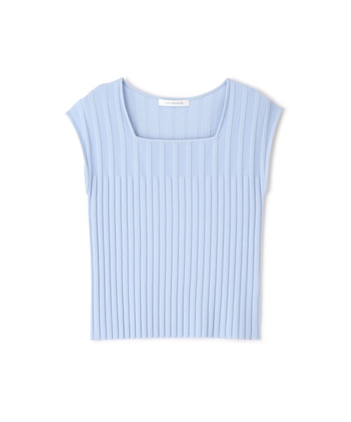 PINKY&DIANNE（ピンキーアンドダイアン）の「スクエアネックニットトップス（ニット/セーター・レディース・ホワイト/ブルー系その他3/ベージュ系その他/ピンク・38）」の10枚目の写真