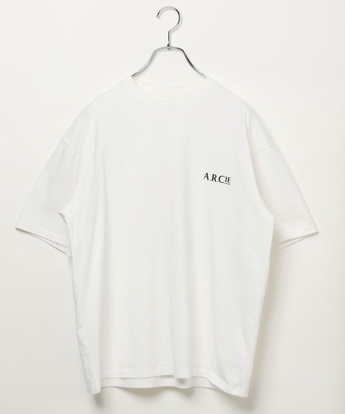 AMERICAN RAG CIE（アメリカンラグシー）の「【AMERICAN RAG CIE】リピートロゴTシャツ（ユニセックス）（Tシャツ/カットソー・レディース・ホワイト/ブラック・MEDIUM/LARGE）」の11枚目の写真