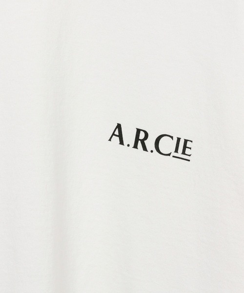 AMERICAN RAG CIE（アメリカンラグシー）の「【AMERICAN RAG CIE】リピートロゴTシャツ（ユニセックス）（Tシャツ/カットソー・レディース・ホワイト/ブラック・MEDIUM/LARGE）」の12枚目の写真