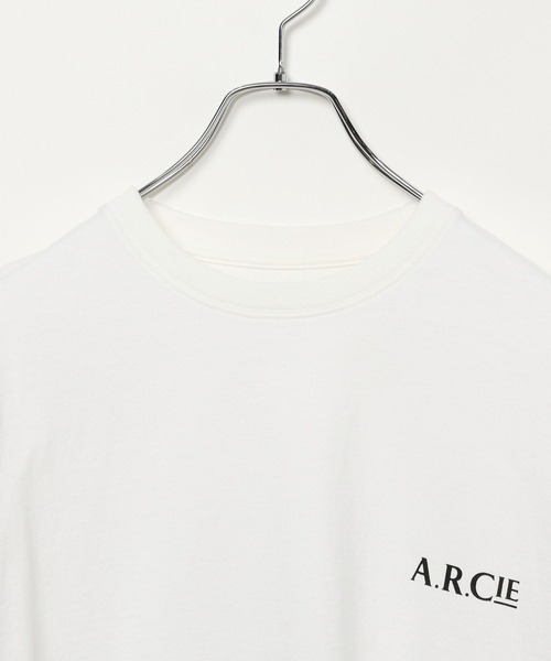 AMERICAN RAG CIE（アメリカンラグシー）の「【AMERICAN RAG CIE】リピートロゴTシャツ（ユニセックス）（Tシャツ/カットソー・レディース・ホワイト/ブラック・MEDIUM/LARGE）」の13枚目の写真