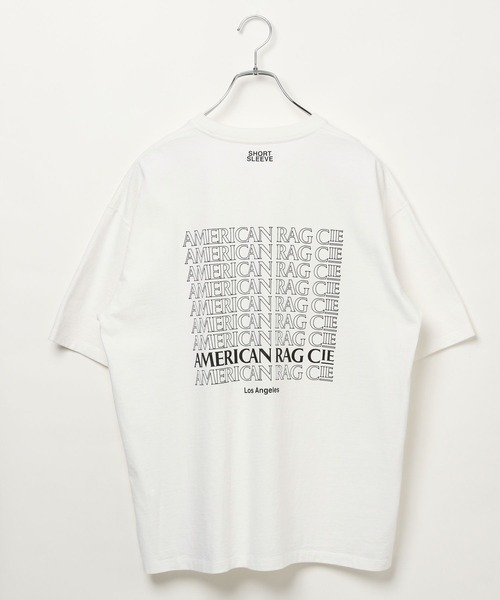AMERICAN RAG CIE（アメリカンラグシー）の「【AMERICAN RAG CIE】リピートロゴTシャツ（ユニセックス）（Tシャツ/カットソー・レディース・ホワイト/ブラック・MEDIUM/LARGE）」の16枚目の写真