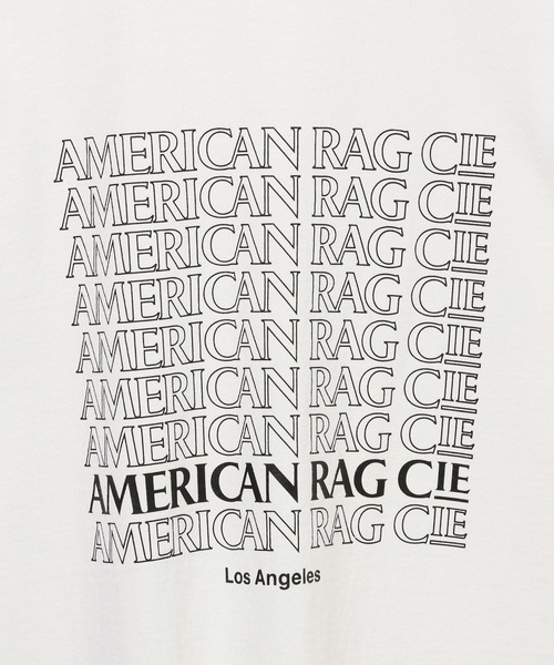 AMERICAN RAG CIE（アメリカンラグシー）の「【AMERICAN RAG CIE】リピートロゴTシャツ（ユニセックス）（Tシャツ/カットソー・レディース・ホワイト/ブラック・MEDIUM/LARGE）」の22枚目の写真