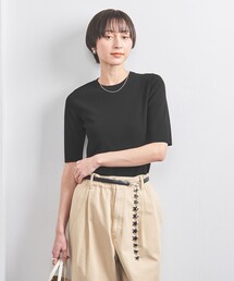 「UNITED ARROWS」 長袖ニット - ブラック レディース UNITED ARROWS（ユナイテッドアローズ）の「レディ ロング