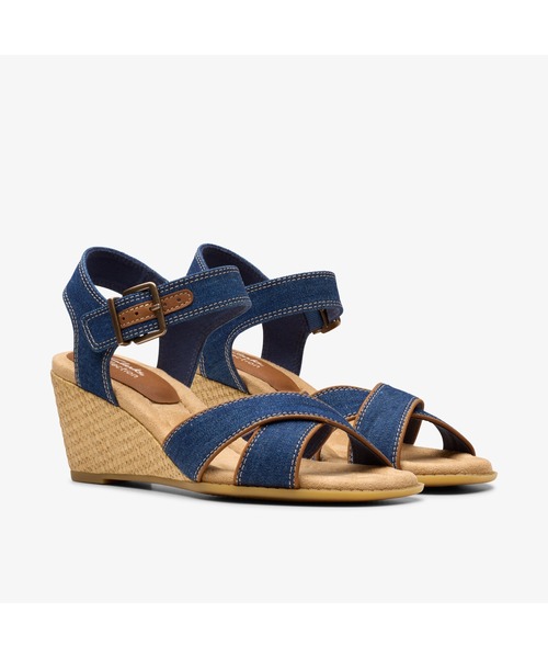 Clarks(クラークス)の「Emmalae Iris / エマラエアイリス(ダークデニム)(サンダル・レディース・ブルー・UK6/UK3/UK3.5/UK4/UK4.5/UK5/UK5.5)」の6枚目の写真