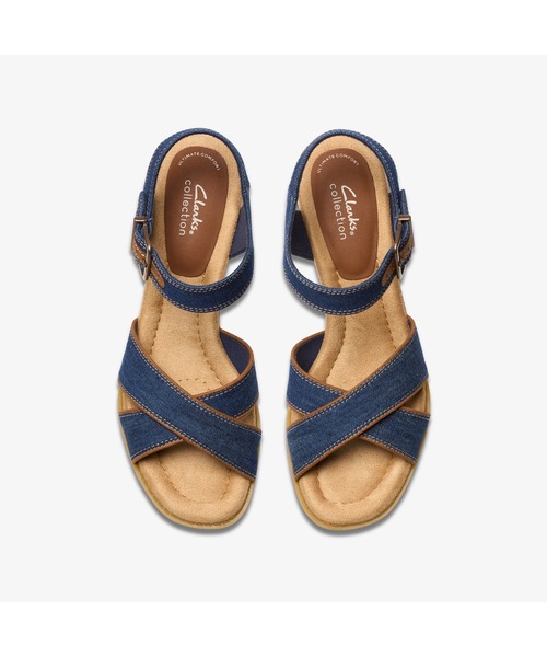Clarks(クラークス)の「Emmalae Iris / エマラエアイリス(ダークデニム)(サンダル・レディース・ブルー・UK6/UK3/UK3.5/UK4/UK4.5/UK5/UK5.5)」の8枚目の写真