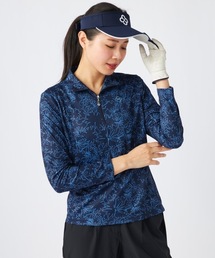 Marie Claire - マリ・クレール marie claireシャツ 長袖シャツ レディース ネイビー マリ・クレール marie claireシャツ 長袖シャツ レディース ネイビー