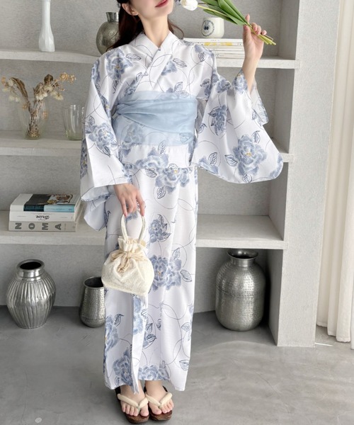 セール】【低身長サイズあり】一夏の主役に！ 着付けのいらない