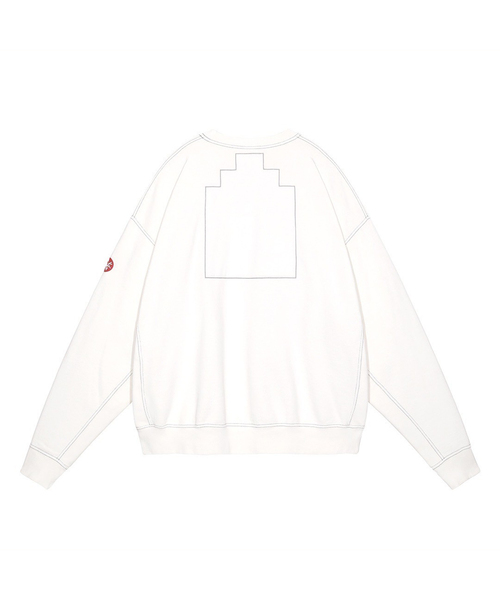 ヴ*ツ様 CAVEMPT C.E. トレーナー ホワイト ginza C.E / シーイー】 cavempt OVERDYE MD MACHINES C/N CES27CS 08