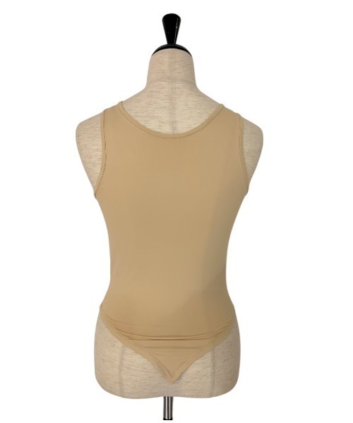 HONEY MI HONEY(ハニーミーハニー)の「jersey logo american sleeve tanktop(タンクトップ・レディース・ベージュ/ホワイト/ブラック・FREE)」の6枚目の写真
