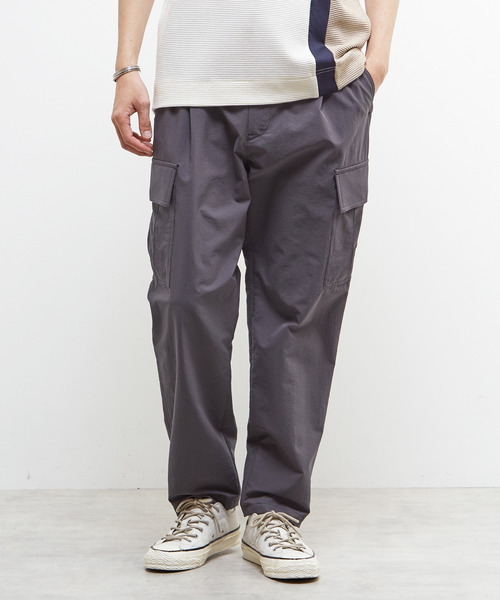 MEN'S MELROSE（メンズメルローズ）の「ミニリップクールドッツリラックステーパードカーゴパンツ（カーゴパンツ・メンズ・カーキ/チャコールグレー・2/3/4）」の19枚目の写真