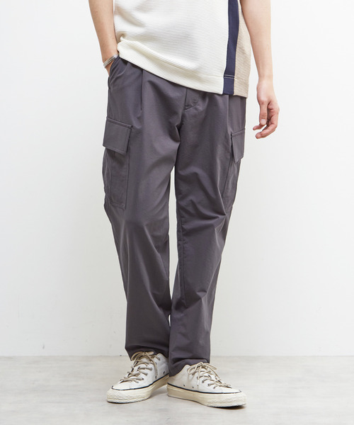 MEN'S MELROSE（メンズメルローズ）の「ミニリップクールドッツリラックステーパードカーゴパンツ（カーゴパンツ・メンズ・カーキ/チャコールグレー・2/3/4）」の20枚目の写真