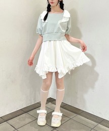F i.n.t | フリル使いランダムヘムミニスカート(スカート)